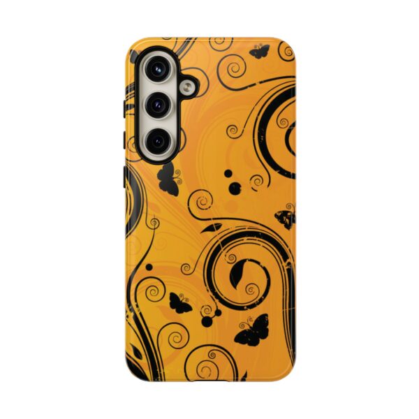 Stylish Phone Case - Floral Swirl Design, Unique Gift for Her, Phone Protector, Trendy Accessory, Autumn Decor - Image 171