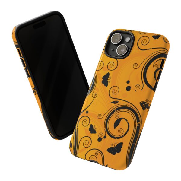 Stylish Phone Case - Floral Swirl Design, Unique Gift for Her, Phone Protector, Trendy Accessory, Autumn Decor - Image 146