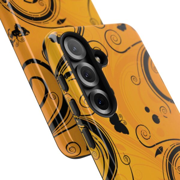 Stylish Phone Case - Floral Swirl Design, Unique Gift for Her, Phone Protector, Trendy Accessory, Autumn Decor - Image 220