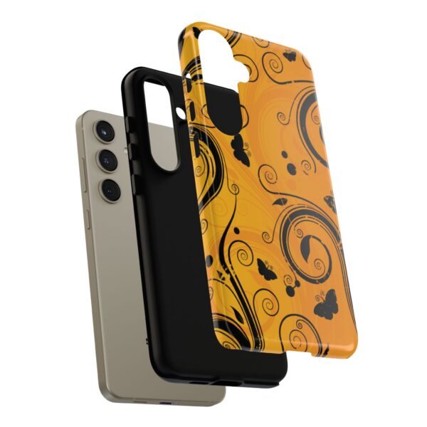 Stylish Phone Case - Floral Swirl Design, Unique Gift for Her, Phone Protector, Trendy Accessory, Autumn Decor - Image 174