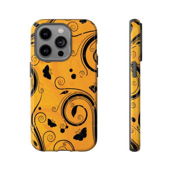 Stylish Phone Case - Floral Swirl Design, Unique Gift for Her, Phone Protector, Trendy Accessory, Autumn Decor - Image 91