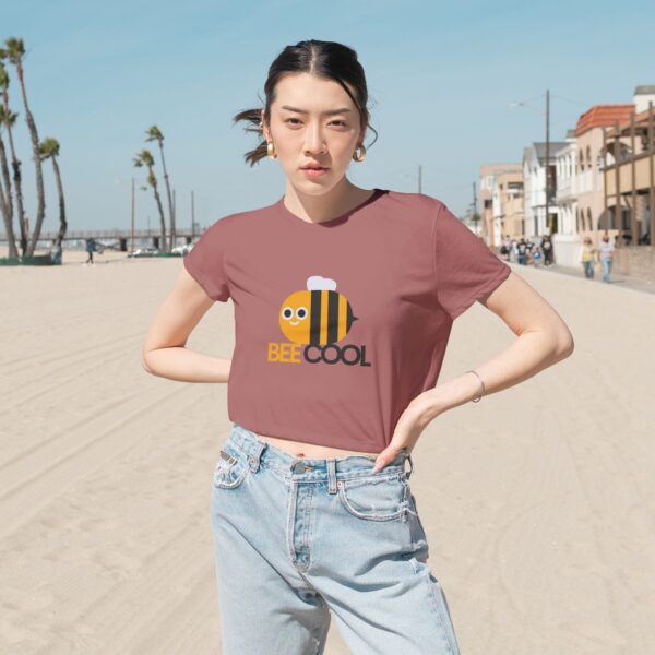 Women's Flowy Cropped Tee - Image 8