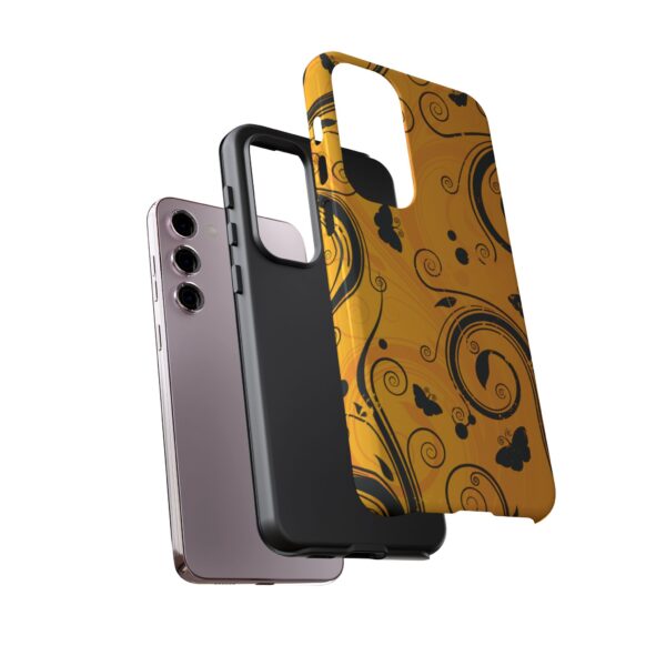 Stylish Phone Case - Floral Swirl Design, Unique Gift for Her, Phone Protector, Trendy Accessory, Autumn Decor - Image 125