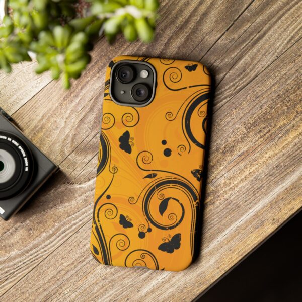 Stylish Phone Case - Floral Swirl Design, Unique Gift for Her, Phone Protector, Trendy Accessory, Autumn Decor - Image 150