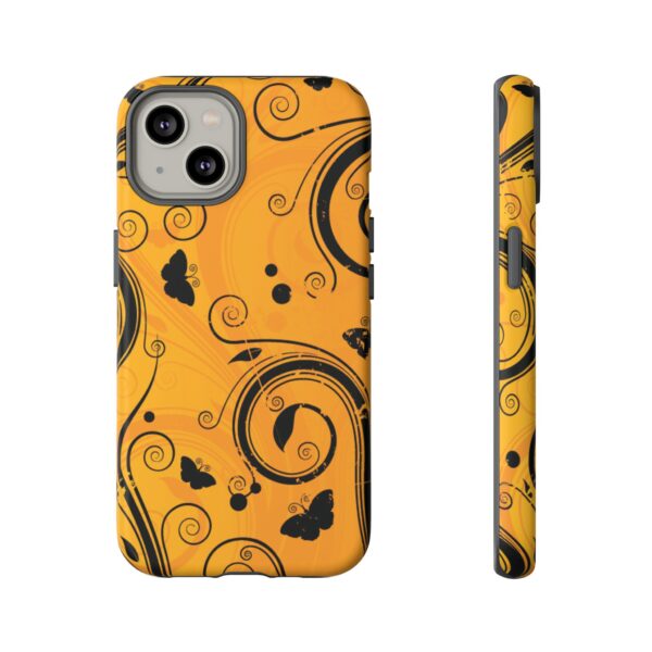 Stylish Phone Case - Floral Swirl Design, Unique Gift for Her, Phone Protector, Trendy Accessory, Autumn Decor - Image 87