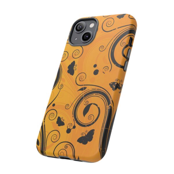 Stylish Phone Case - Floral Swirl Design, Unique Gift for Her, Phone Protector, Trendy Accessory, Autumn Decor - Image 104