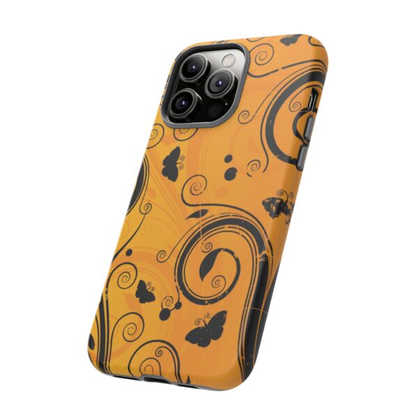Stylish Phone Case - Floral Swirl Design, Unique Gift for Her, Phone Protector, Trendy Accessory, Autumn Decor - Image 112