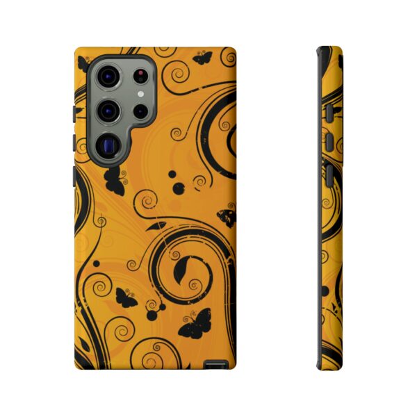 Stylish Phone Case - Floral Swirl Design, Unique Gift for Her, Phone Protector, Trendy Accessory, Autumn Decor - Image 131
